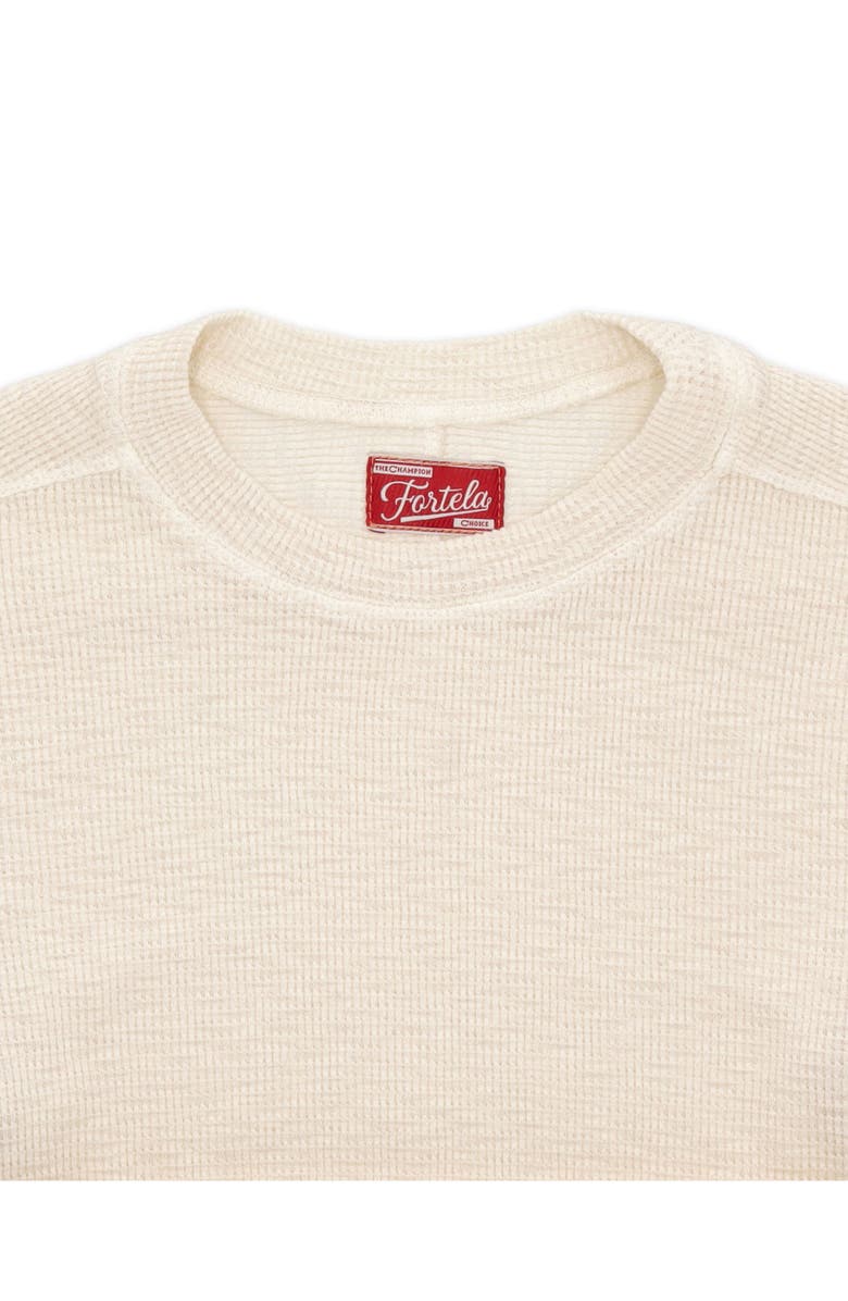 Fortela Geremia Waffle Knit Jersey, Alternate, color, Off White