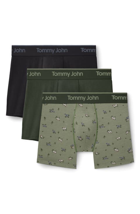 3-Pack Second Skin 6-Inch Stretch Modal Boxer Briefs