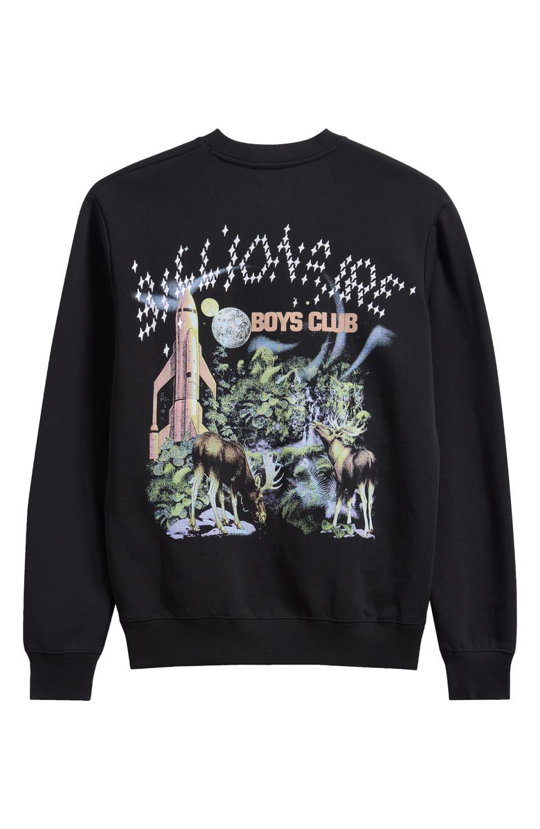 Billionaire Boys Club BB Stellar Crewneck Sweatshirt, Alternate, color, Black