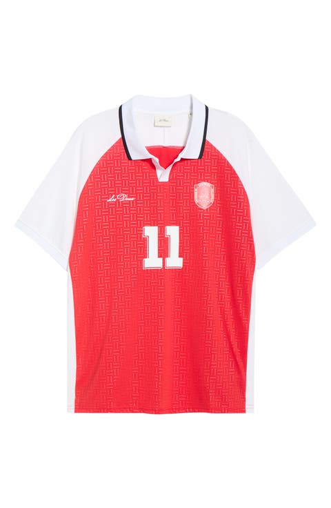 Denmark Johnny Collar Football Jersey