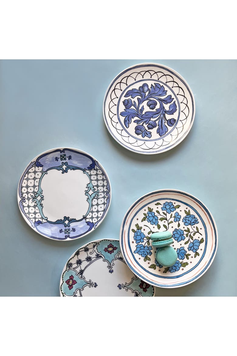 Heritage Blue Bird Salad Plate, Alternate, color, Multi