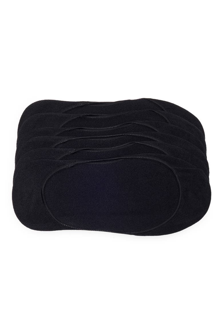 Ultra Low 6-Pack Liner Socks, Main, color, BLACK PACK