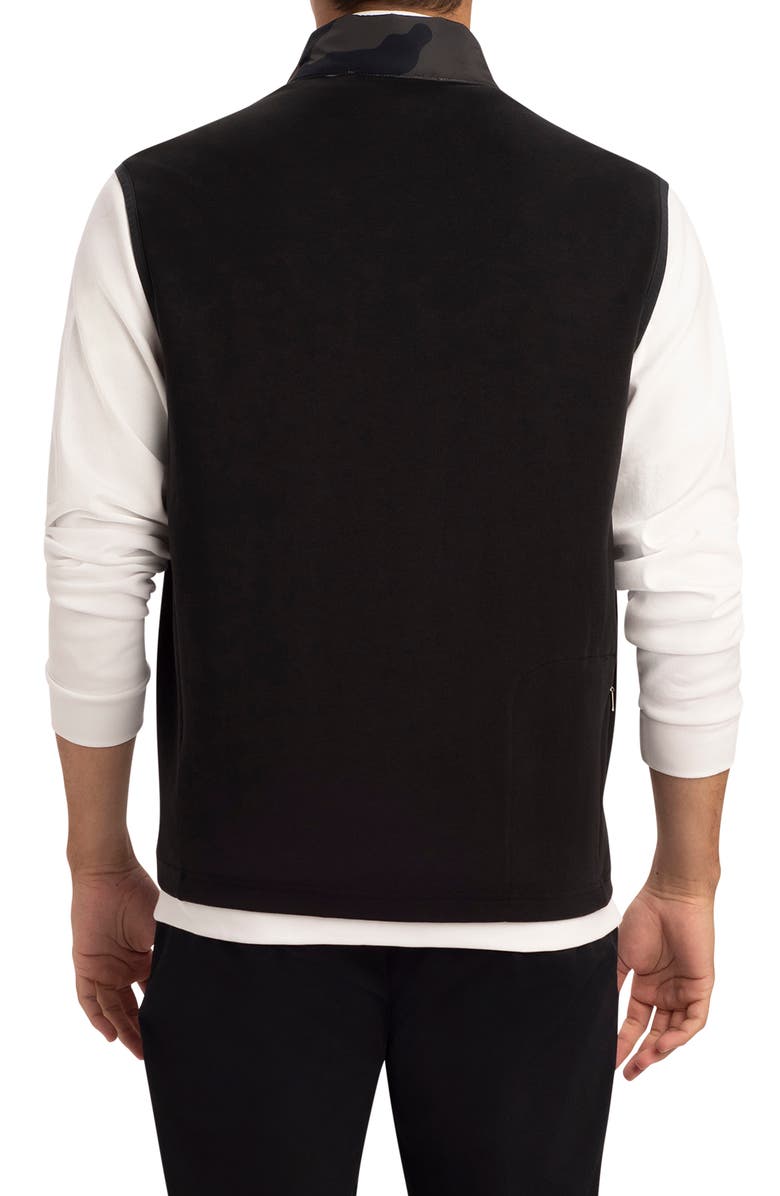 Bugatchi Camo Quilted Cotton Vest, Alternate, color, 