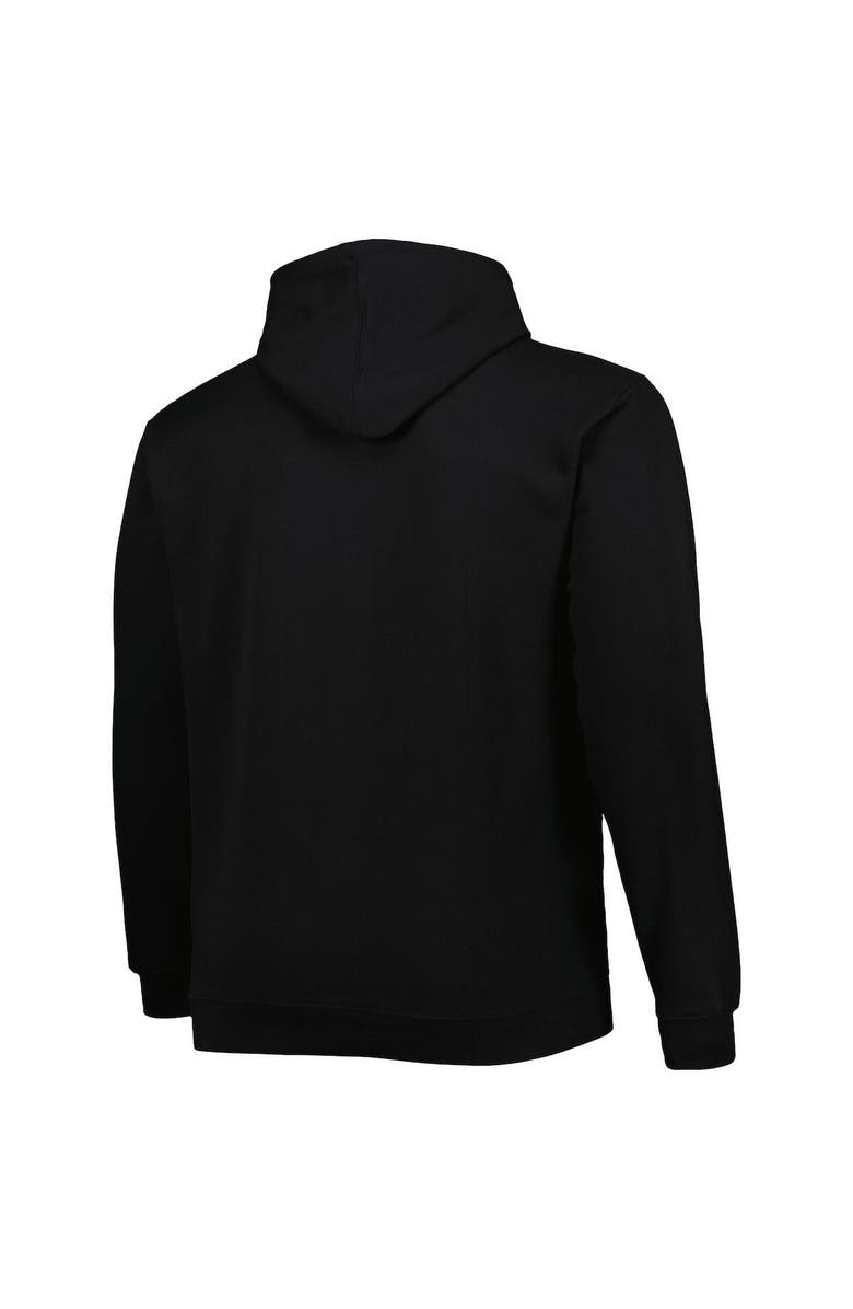 PROFILE Men's Black Brooklyn Nets Big & Tall Heart & Soul Pullover Hoodie, Alternate, color, Black