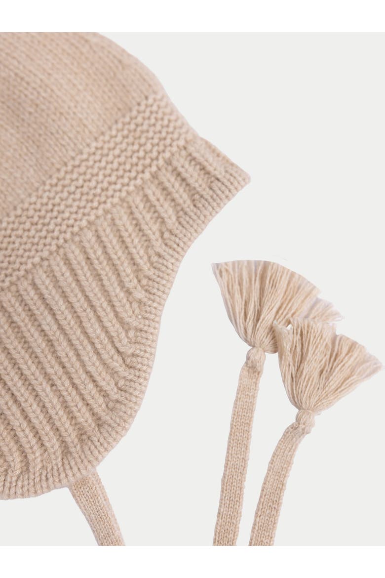 Ultimate Warmth Knit Tie Hat, Alternate, color, beige
