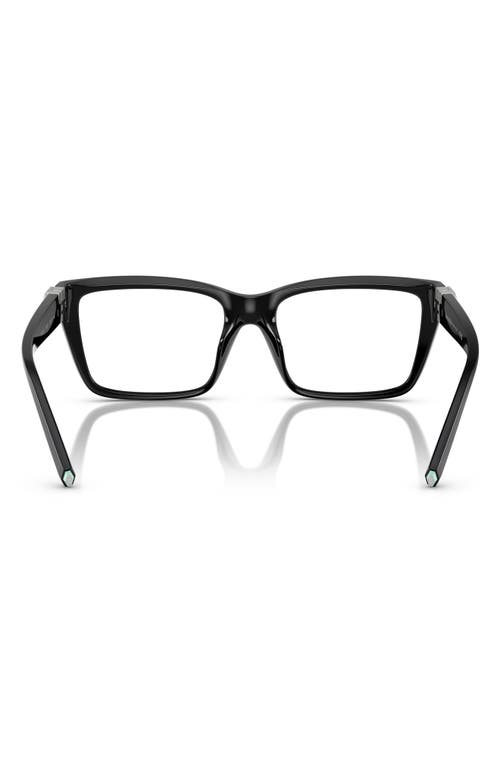 Tiffany & Co . 54mm Pillow Optical Glasses In Black