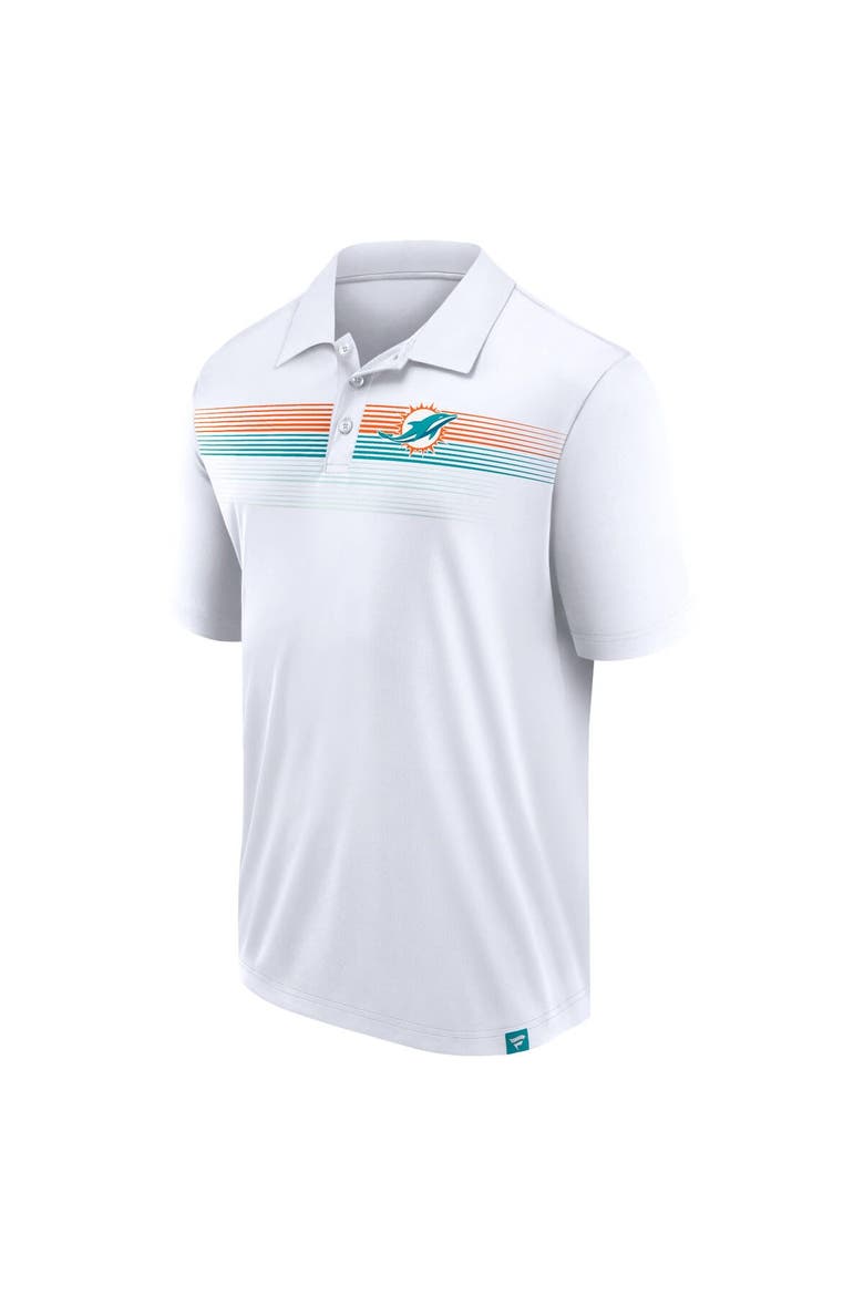 Men's Fanatics Branded White Miami Dolphins Victory For Us Interlock Polo, Alternate, color, White
