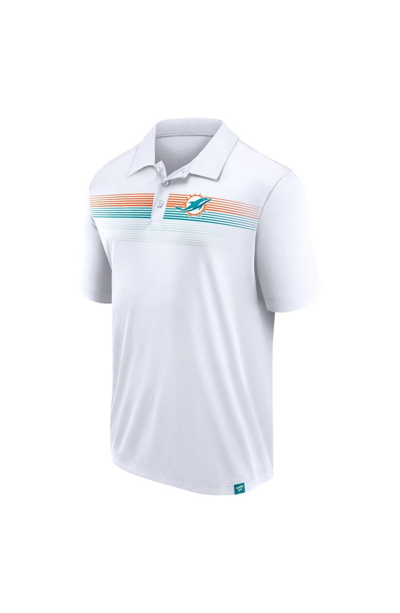 FANATICS Men's Fanatics Branded White Miami Dolphins Victory For Us Interlock Polo, Alternate, color, White