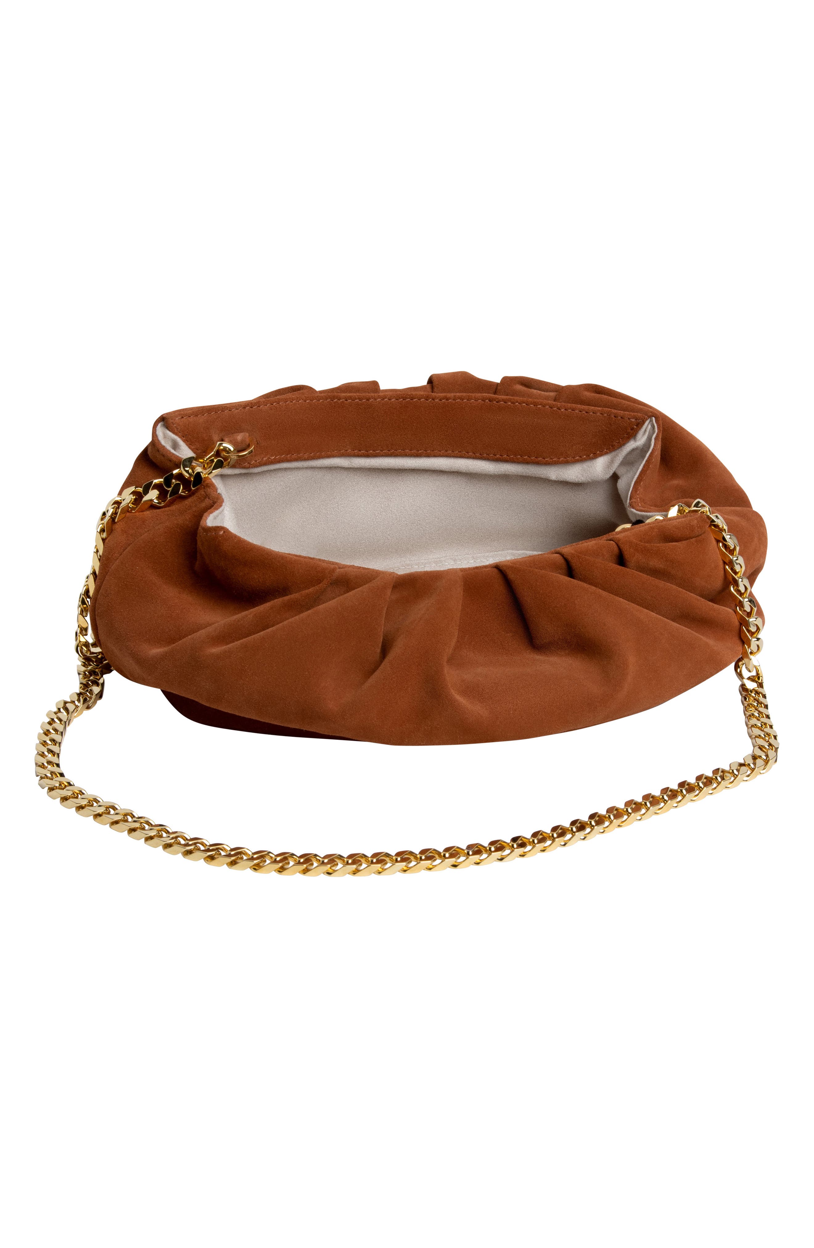 LISELLE KISS Julie Suede Clutch, Alternate, color, 