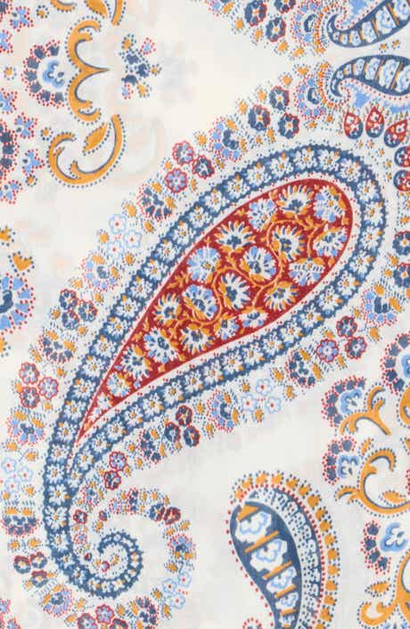 Bellini Paisley Wool Blend Scarf