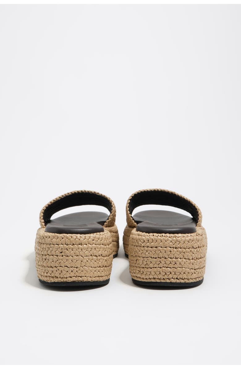 Bimba y Lola Raffia Sandals, Alternate, color, Natural