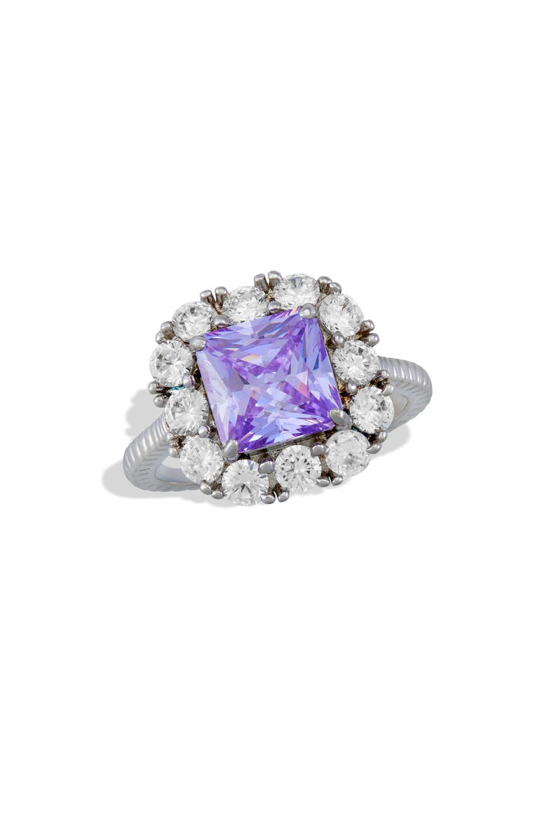 Halo Statement Ring, Main, color, WHITE