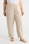 Eileen Fisher Stretch Organic Cotton Ankle Lantern Pants