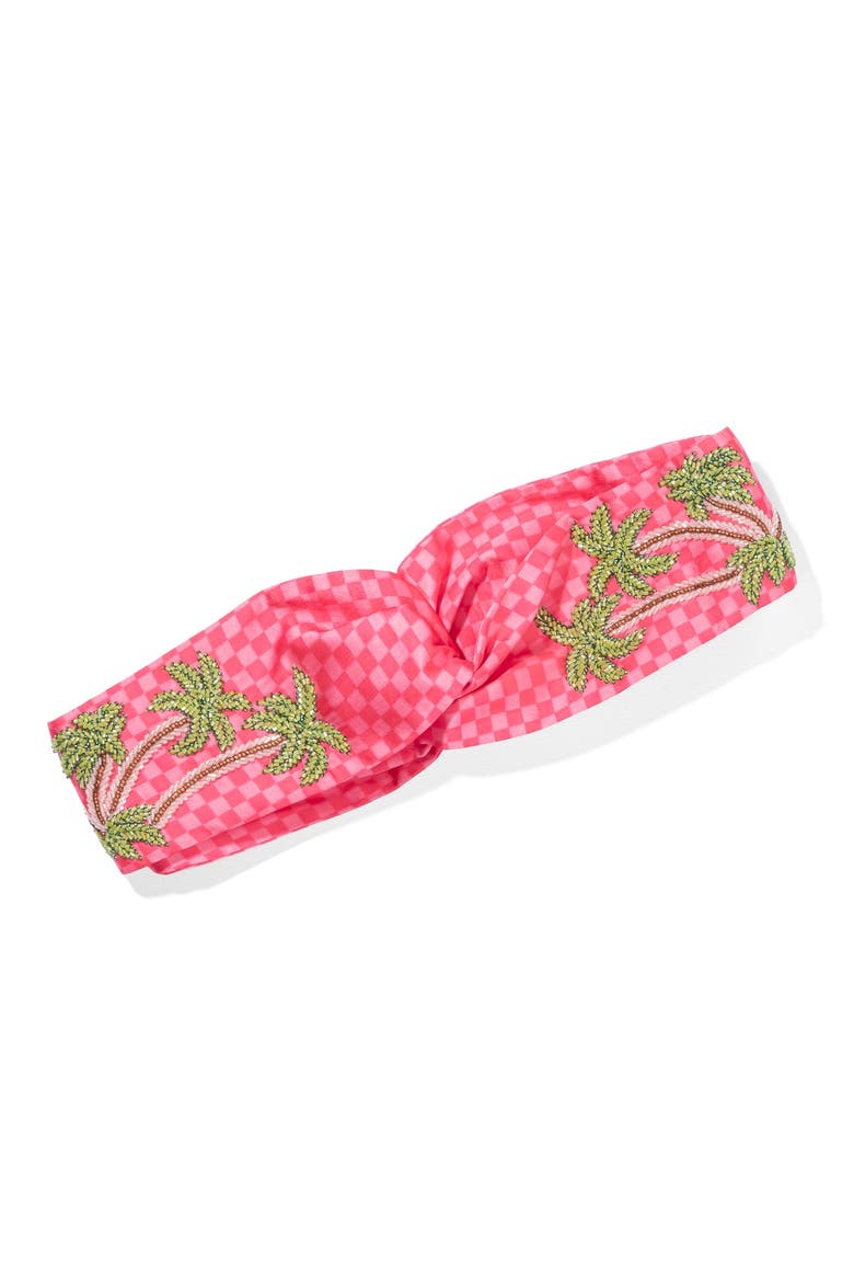 Sunset Palm Luxe Band, Alternate, color, Pink