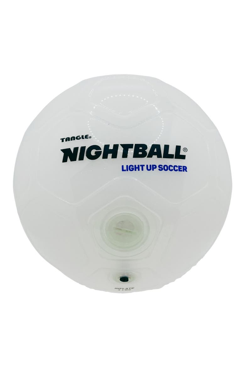 NightBall Soccer Ball, Main, color, WHITE