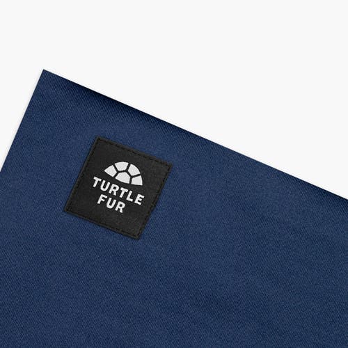 Turtle Fur Comfort Shell Tube Neck Gaiter In Blue