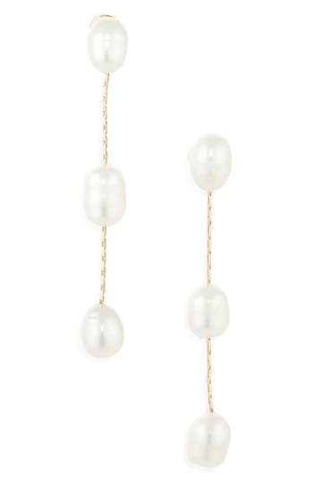 Cara Crystal Cluster Stud Earrings In White