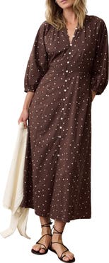 Marine Layer Willow Dot Maxi Dress