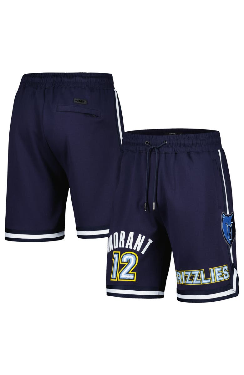 PRO STANDARD Men's Pro Standard Ja Morant Navy Memphis Grizzlies Player Name & Number Shorts, Main, color, Navy