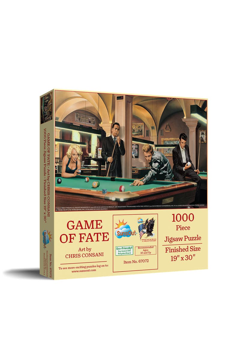 Sunsout Game of Fate 1000 piece Jigsaw Puzzle for Adults, Main, color, Multicolor