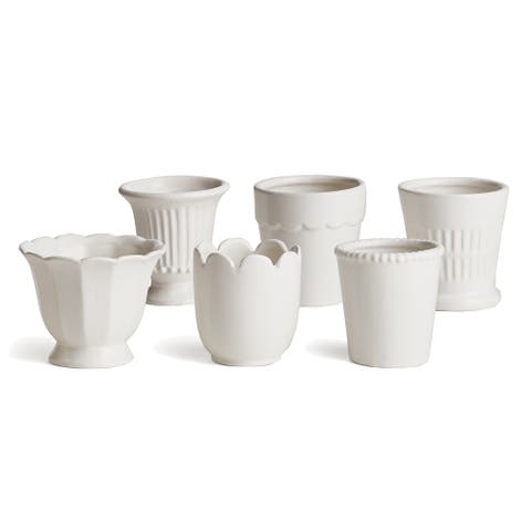 Mirabelle Mini Cachepots Set Of 6