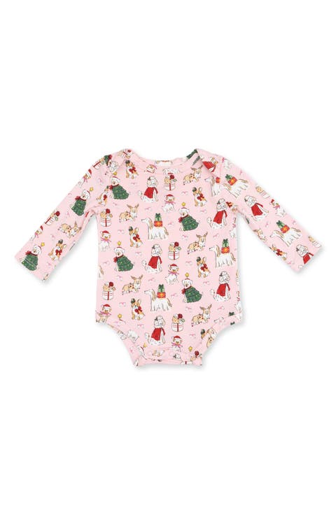Bows n Santa Long Sleeve Bodysuit