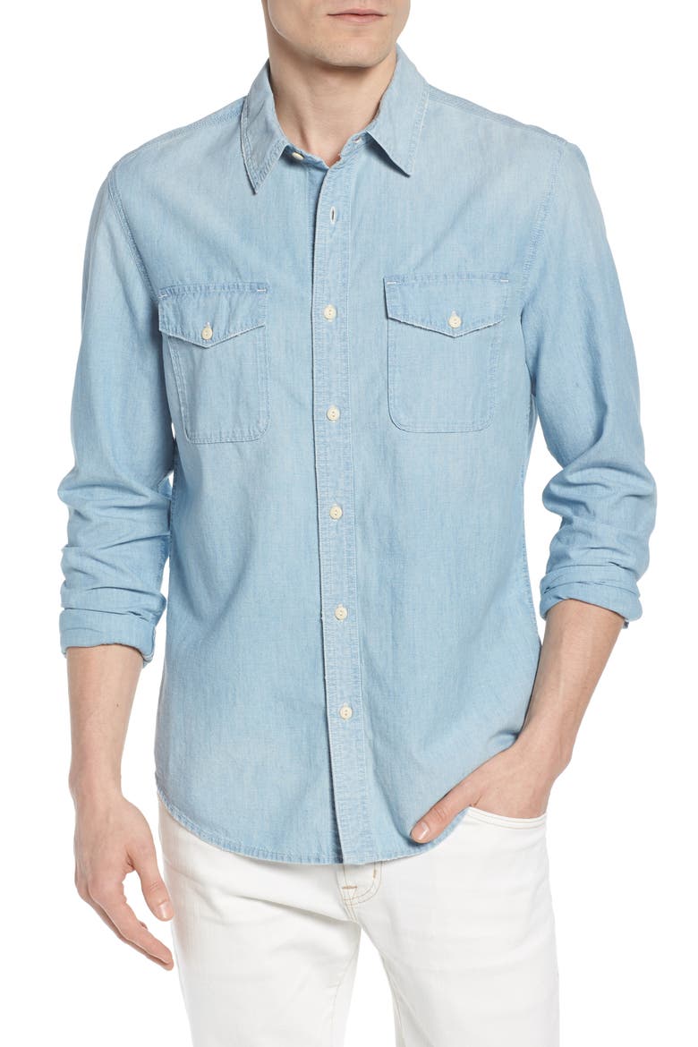 Benning Regular Fit Sport Shirt, Main, color, ROADSTEAD