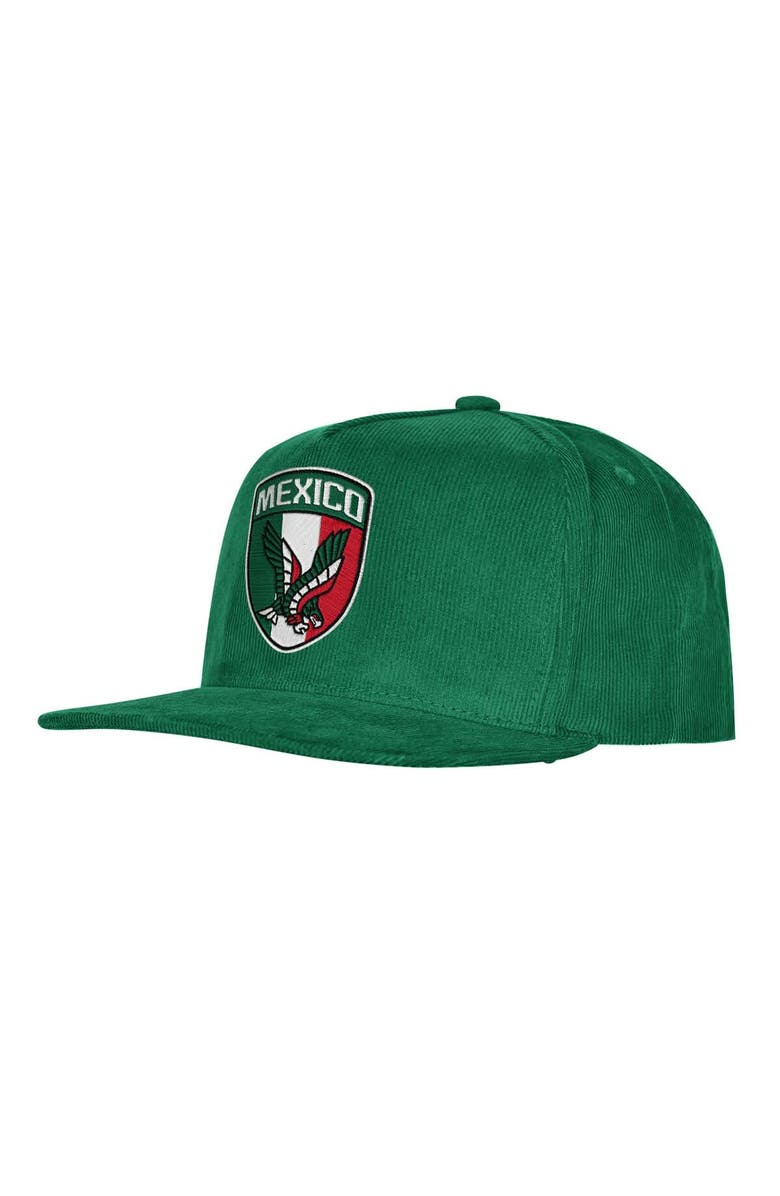 Outerstuff Men's Outerstuff Green Mexico National Team FIFA World Cup 2026 Corduroy Snapback Hat, Main, color, Green
