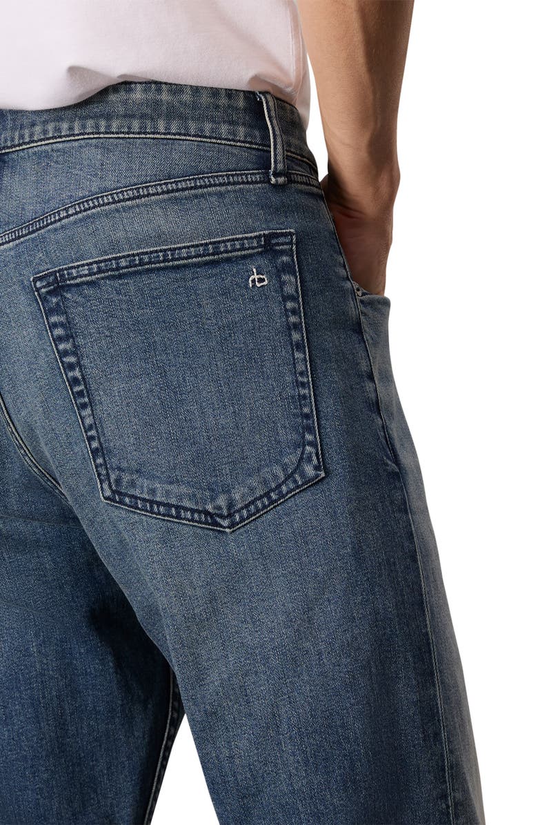 rag & bone Fit 4 Authentic Stretch Straight Leg Jeans, Alternate, color, Damian