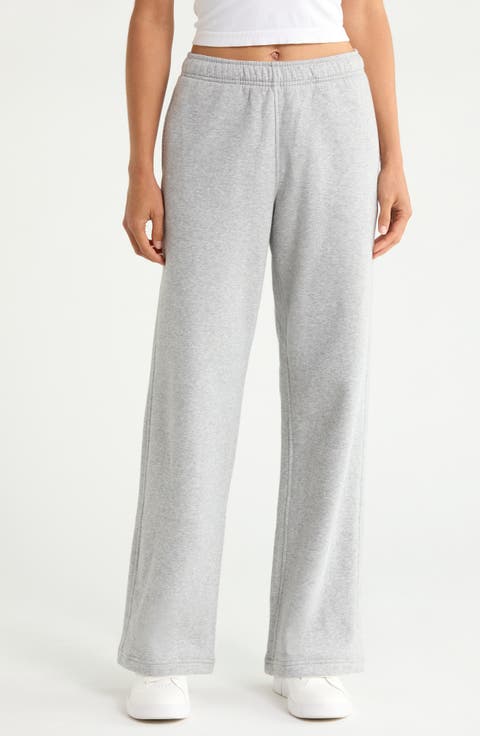 Luxe Fleece Straight Leg Sweat Pants