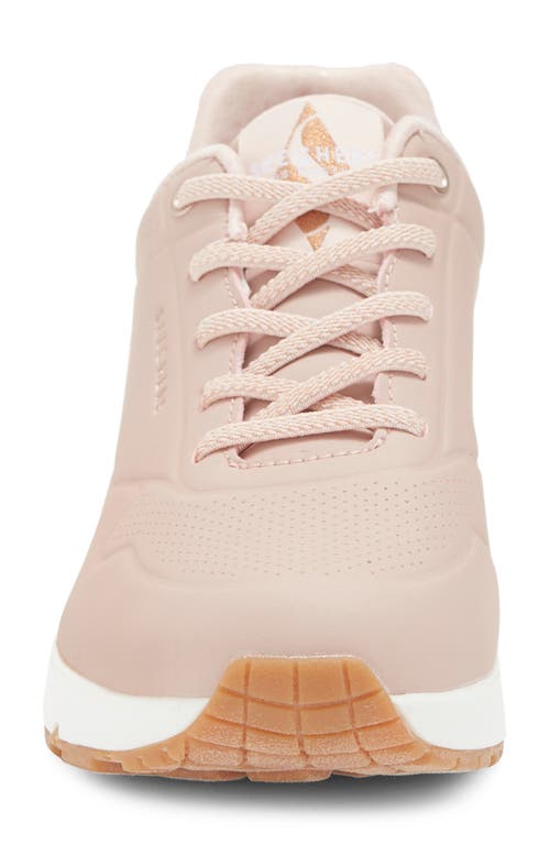 Skechers Uno-shimmer Away Sneaker In Pink