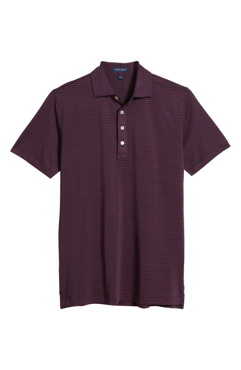 Peter Millar Mood Stripe Performance Mesh Polo, Alternate, color, 