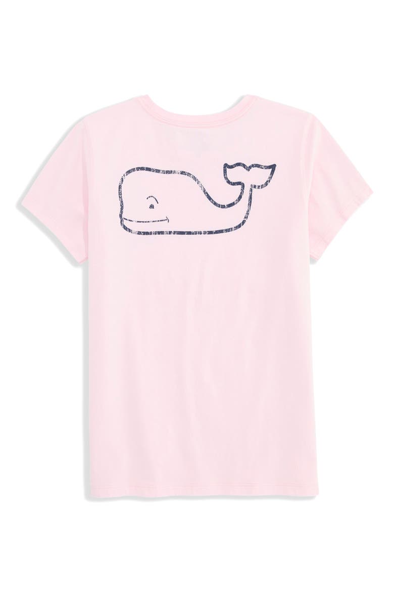 Kids' Vintage Whale Cotton Graphic T-Shirt, Alternate, color, PINK DRINK