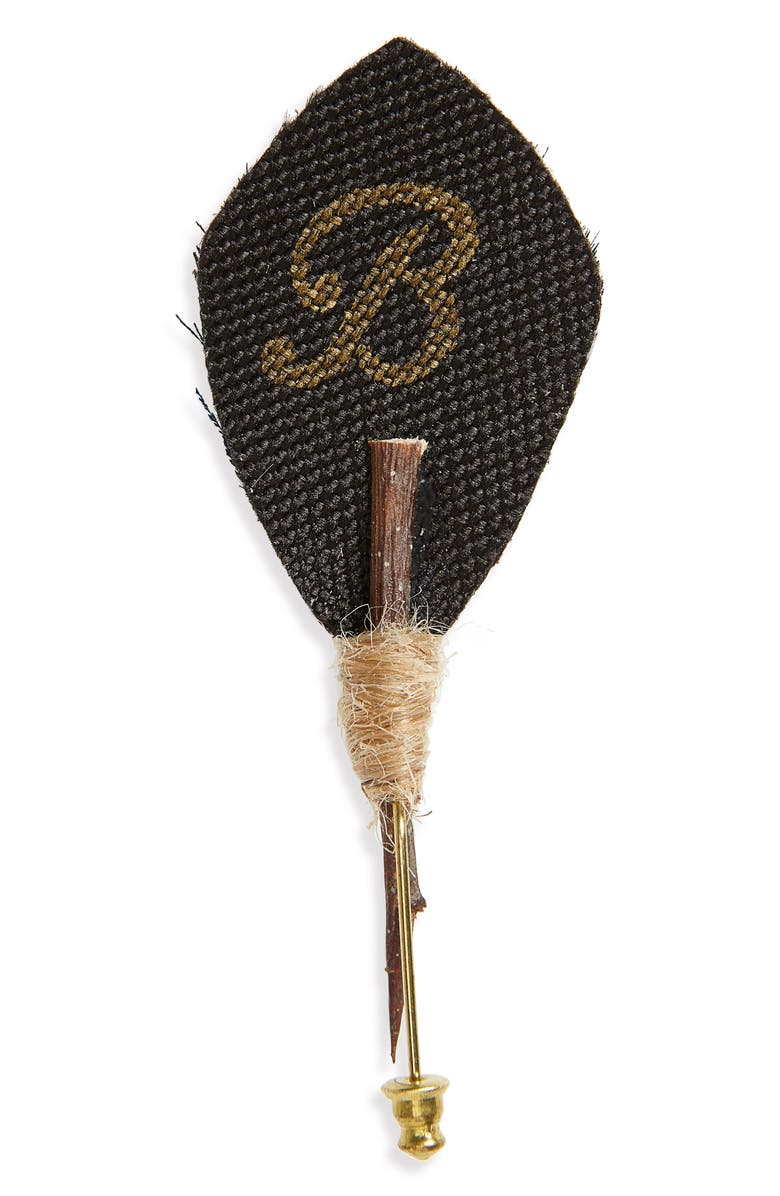 Brackish & Bell Twilight Feather Lapel Pin, Alternate, color, 