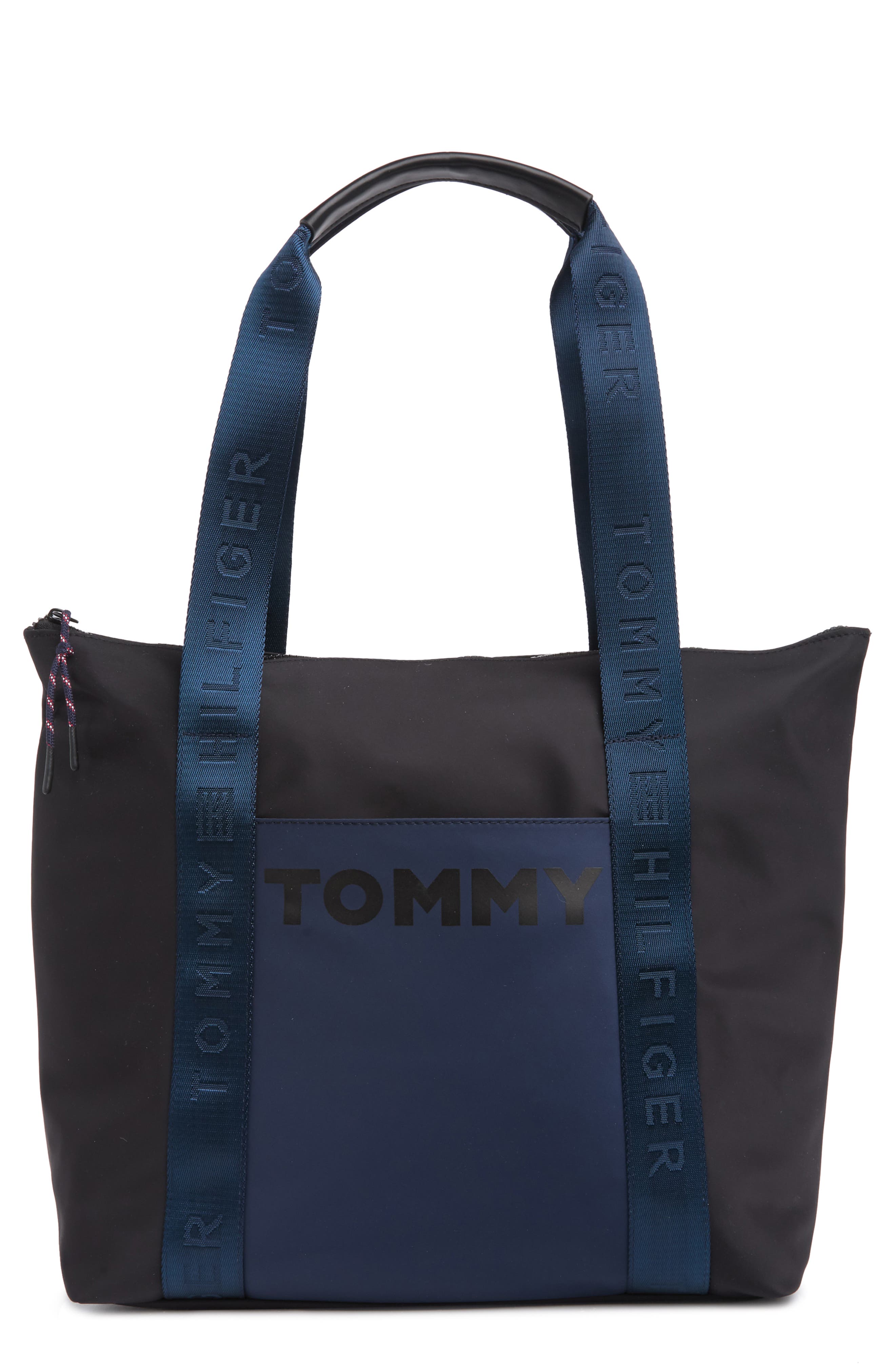 Tommy Hilfiger Jordana II Nylon Tote Bag, Main, color, 