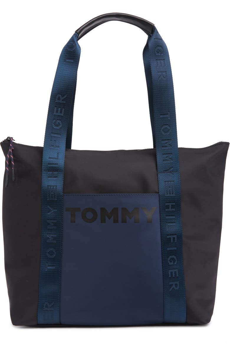 Tommy Hilfiger Jordana II Nylon Tote Bag, Main, color,
