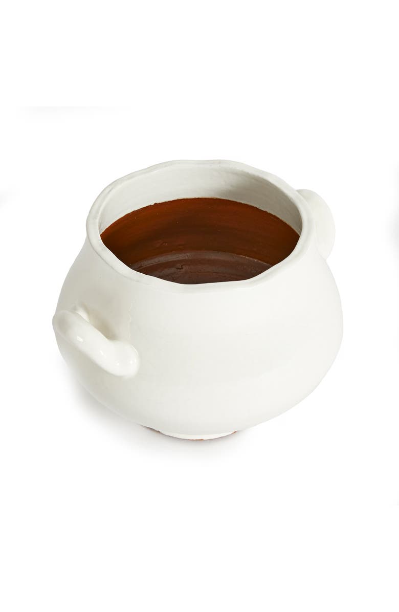 Napa Home & Garden Wellon Footed Cachepot, Main, color, White