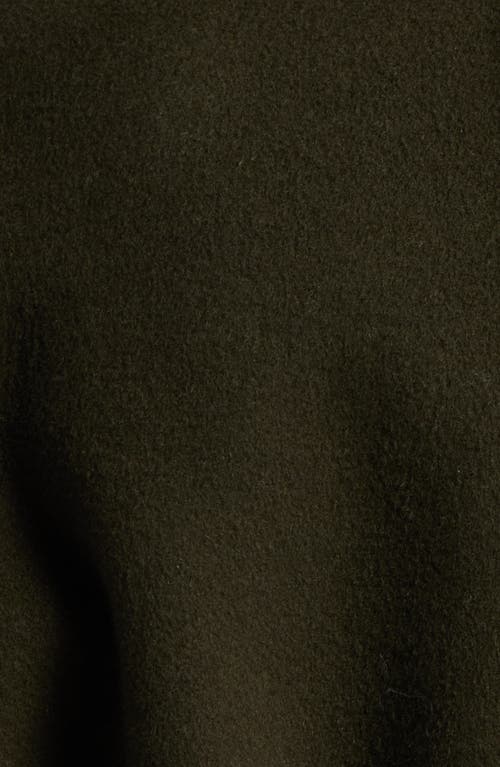 Michael Kors Double Face Wool Blend Crop Trench Coat