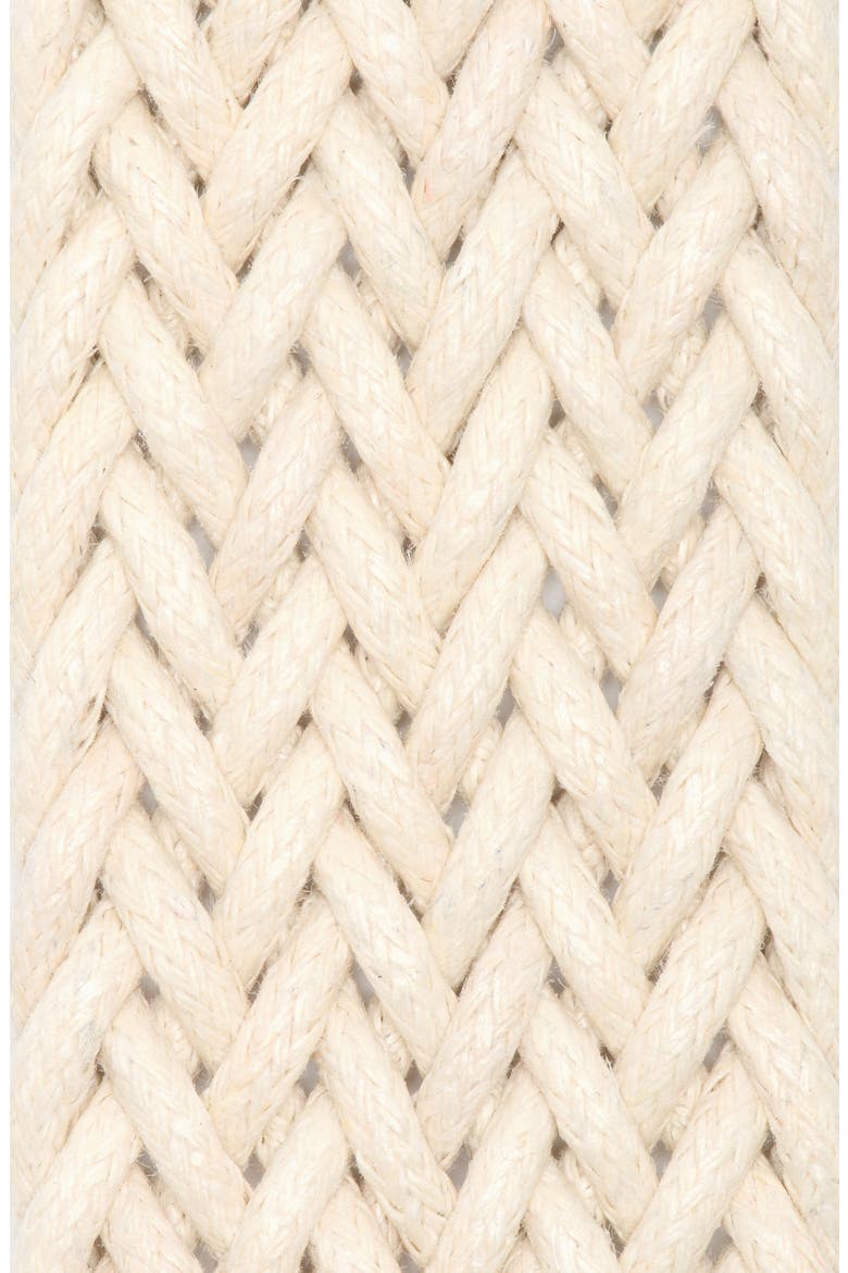 Macramé Belt, Alternate, color, SOFT WHITE