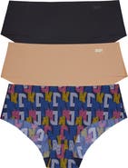 DKNY Litewear Cut Anywear 3-Pack Hipster Panties