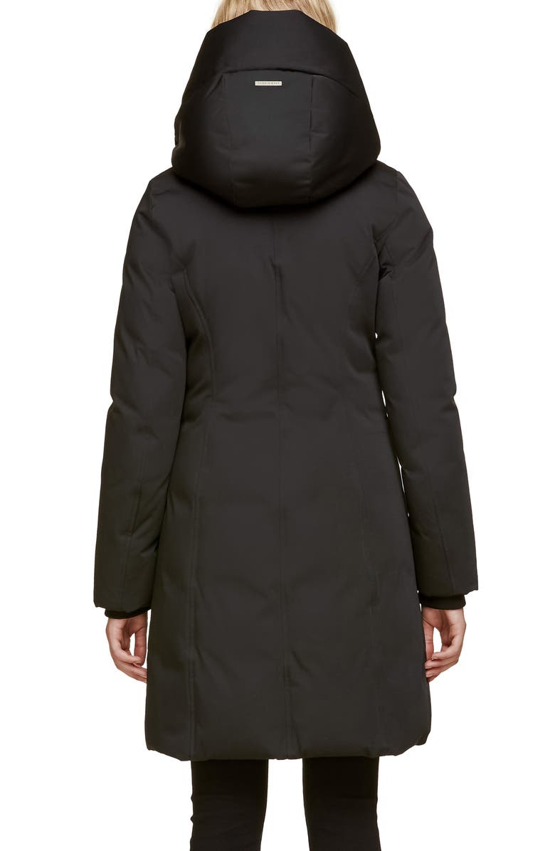 Soia & Kyo Slim Fit Hooded Down Coat, Alternate, color,