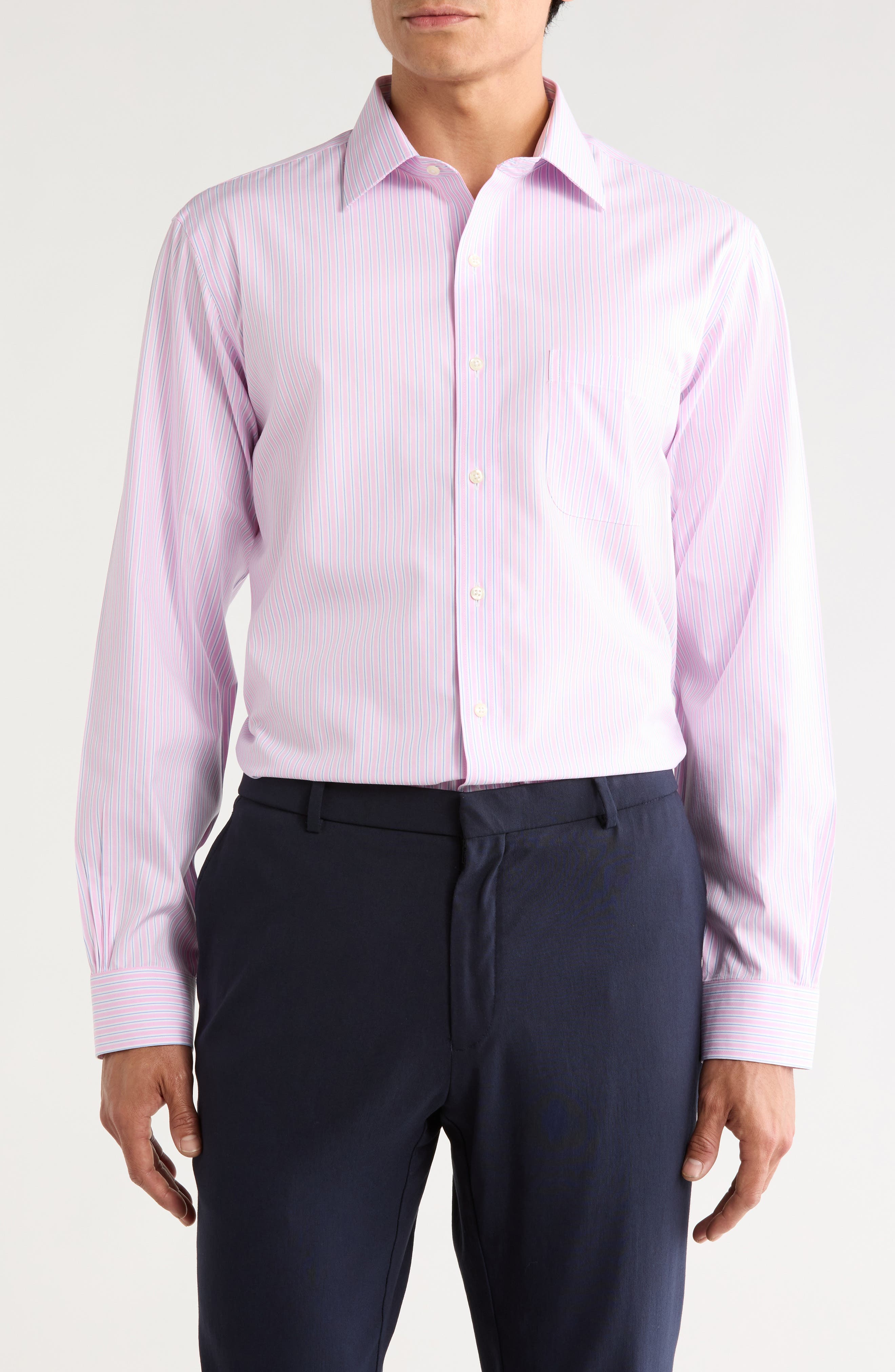 Regular Fit Non-Iron Cotton Dress Shirt