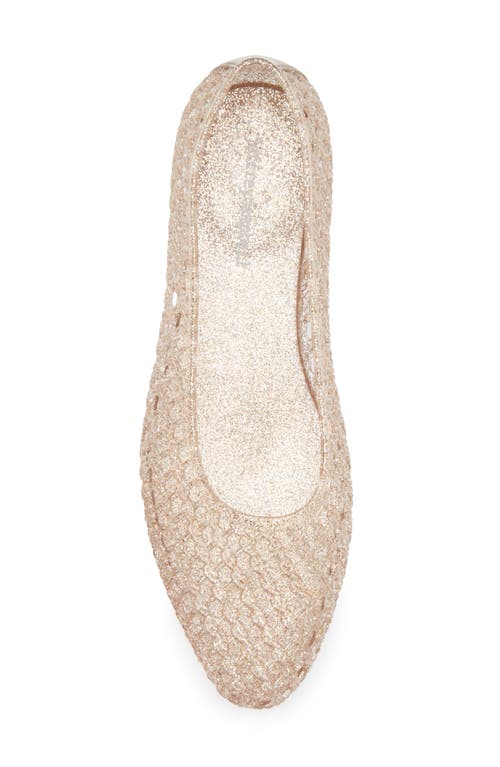 Jeffrey Campbell Bestie Jelly Flat In Neutral