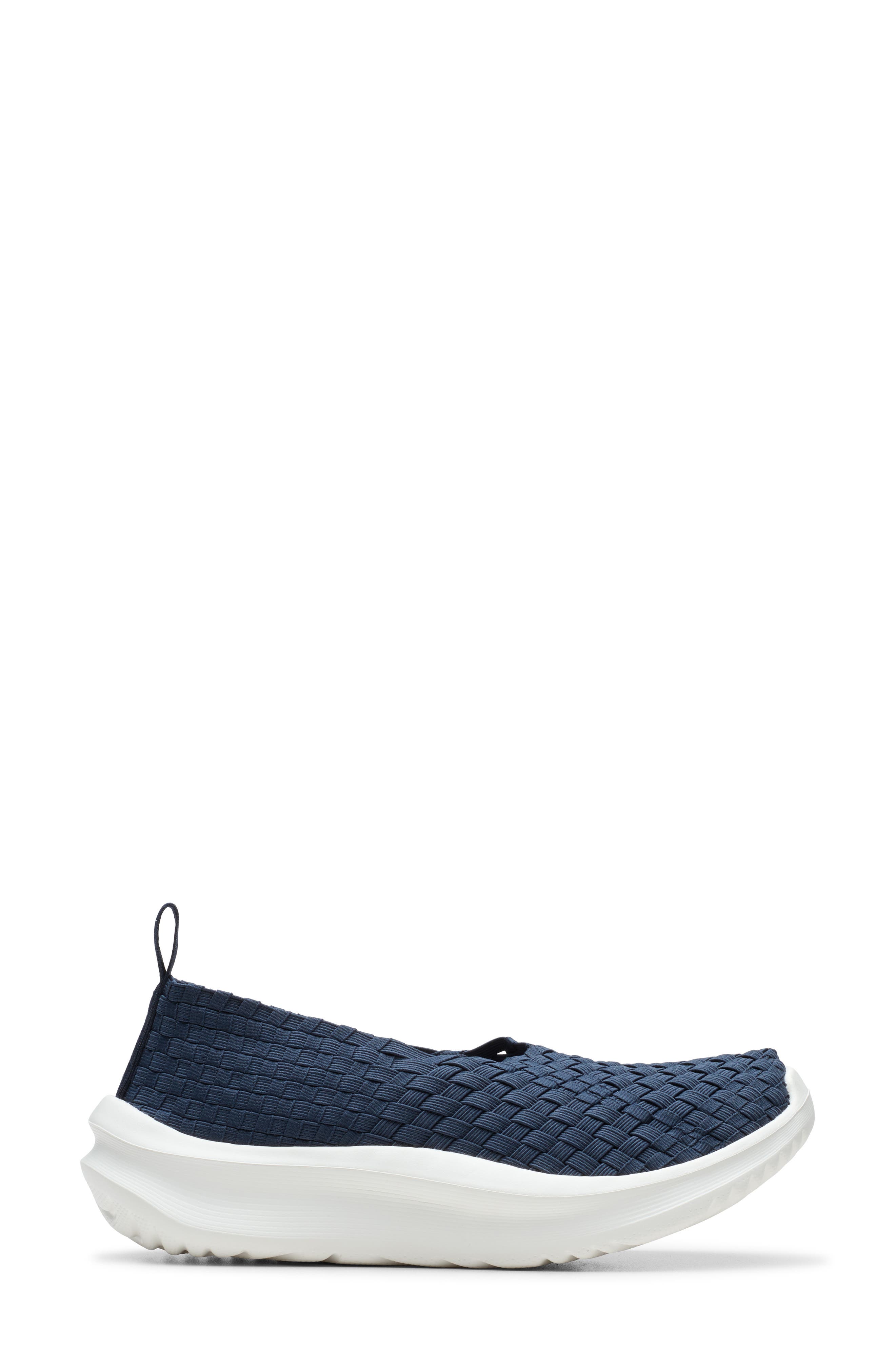 Solevana Weave Slip-On Sneaker, Alternate, color, NAVY