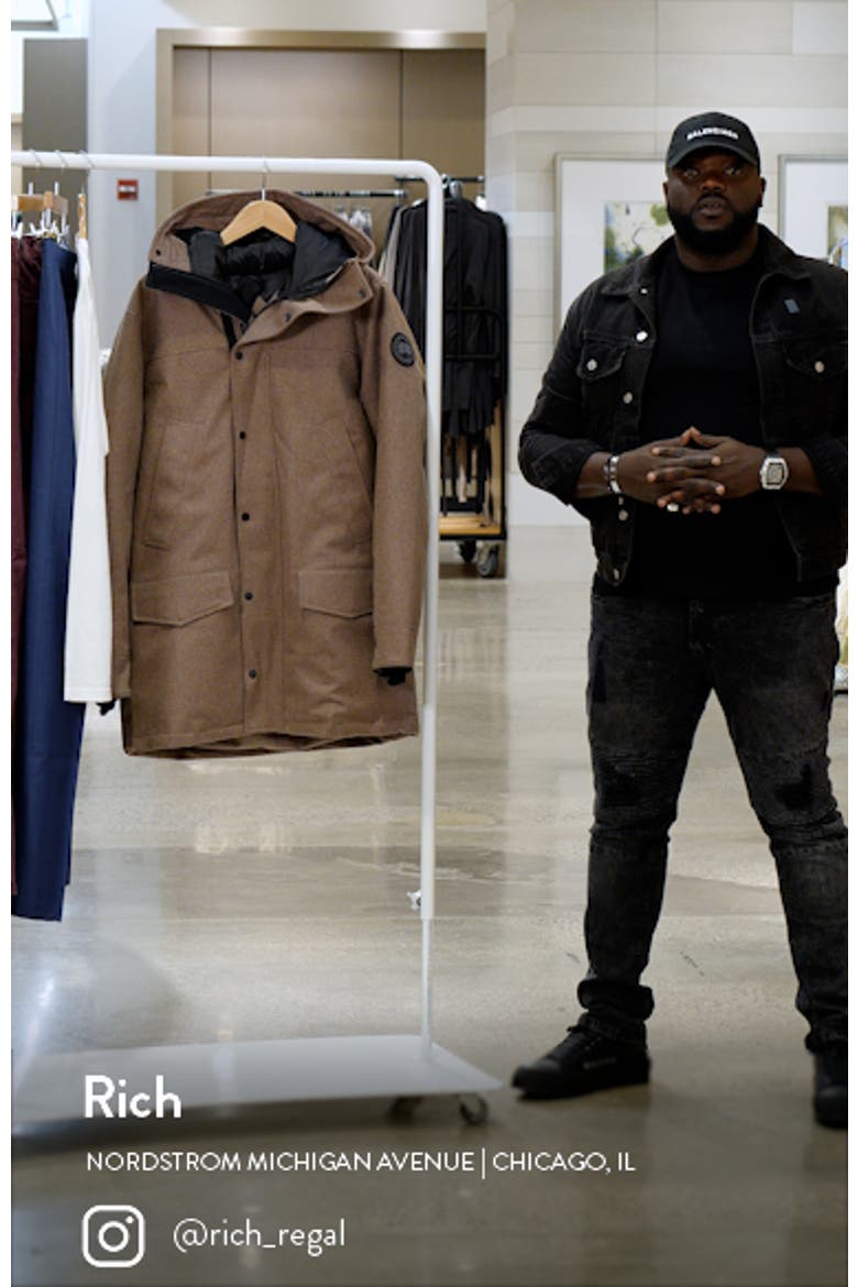 Langford Windproof 625-Fill Power Wool Blend Parka video