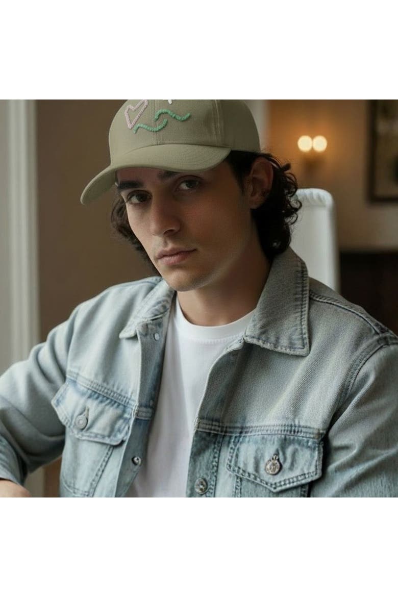 The Energy Project - Love & Light Hat, Alternate, color, Olive