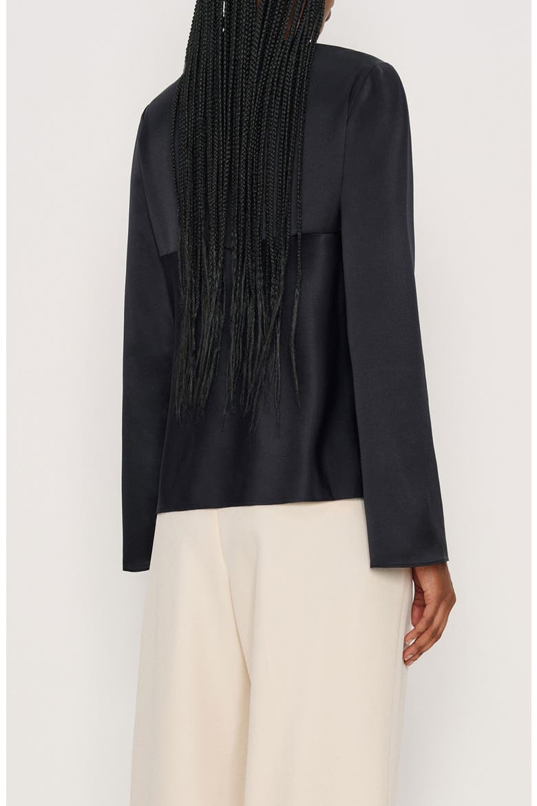 Marlow Silk Top, Alternate, color, BLACK