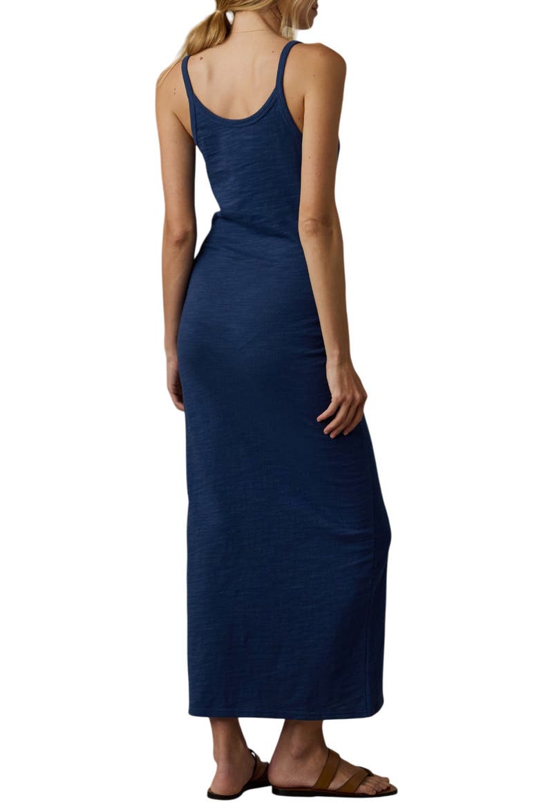 Sunwashed Slub Organic Cotton Maxi Tank Dress, Alternate, color, SEA NAVY
