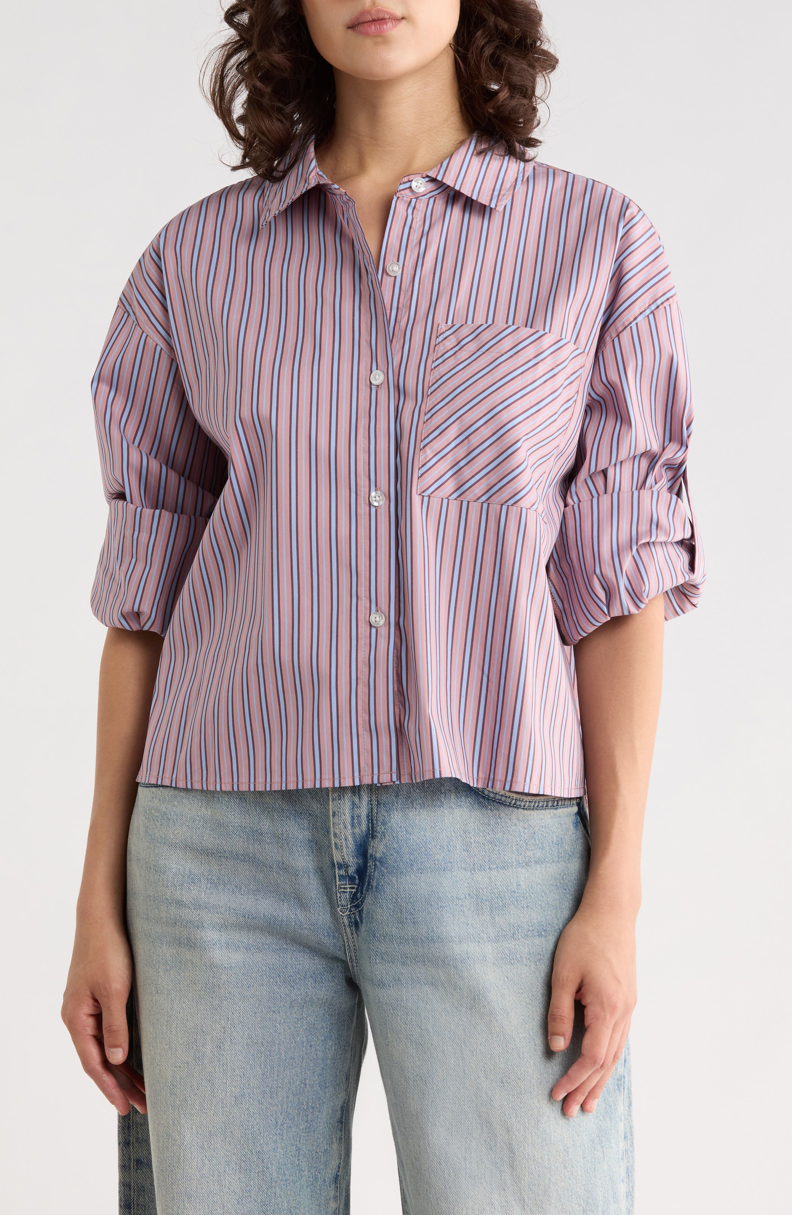 Crop Utility Shirt