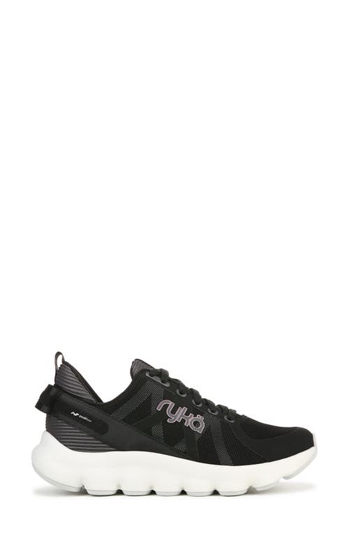 Ryka Harmonic Womens Leather Lifestyle Athletic And Training Shoes In Black